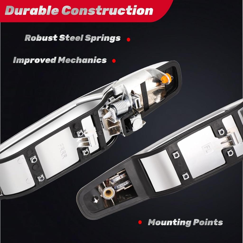 Внешняя хромированная ручка двери передняя правая пассажирская сторона для 2007 2008 2009 2010 2011 2012 2013 2014 Chevy Silverado Suburban Tahoe Avalanche, GMC