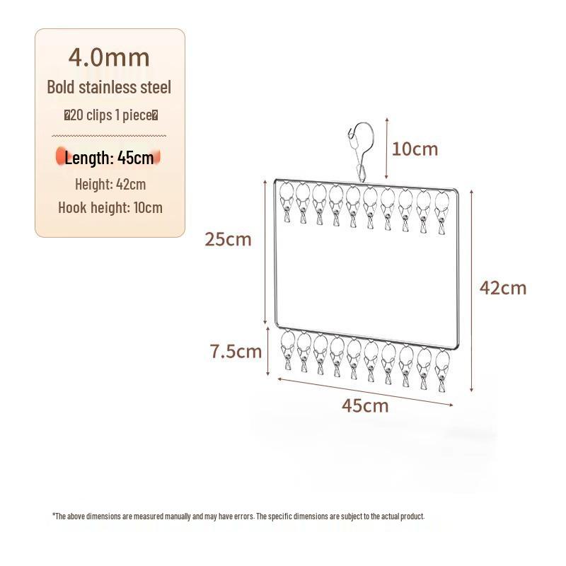 Подвесная стойка-органайзер для шляп с прищепками
