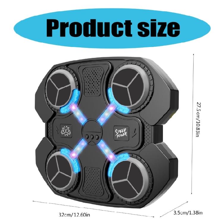 Боксерский тренажер перезаряжаемый настенный боксерский тренажер музыкальный боксерский тренажер оборудование для отработки ударов для детей и взрослых