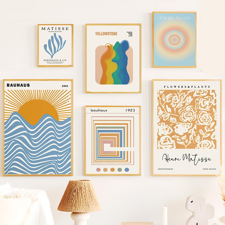 Синий цветочный рынок, Анри Матисс, постеры, принты, абстрактная настенная художественная галерея, холст, картина, скандинавская картина для декора гостиной