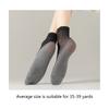 10 Pairs Women Slip-Resistant Cotton Soles Transparent Medium Tube Silk Socks