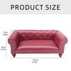 1/12 Scale Dollhouses Loveseat Miniature Couch Furniture Pretend Play for Kids Doll House Furniture Model for Dollhouses
