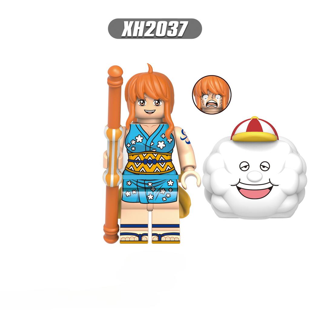 Japanese Cartoon Anime  Accessories Building Blocks Figures for Children Collection Toys X0352