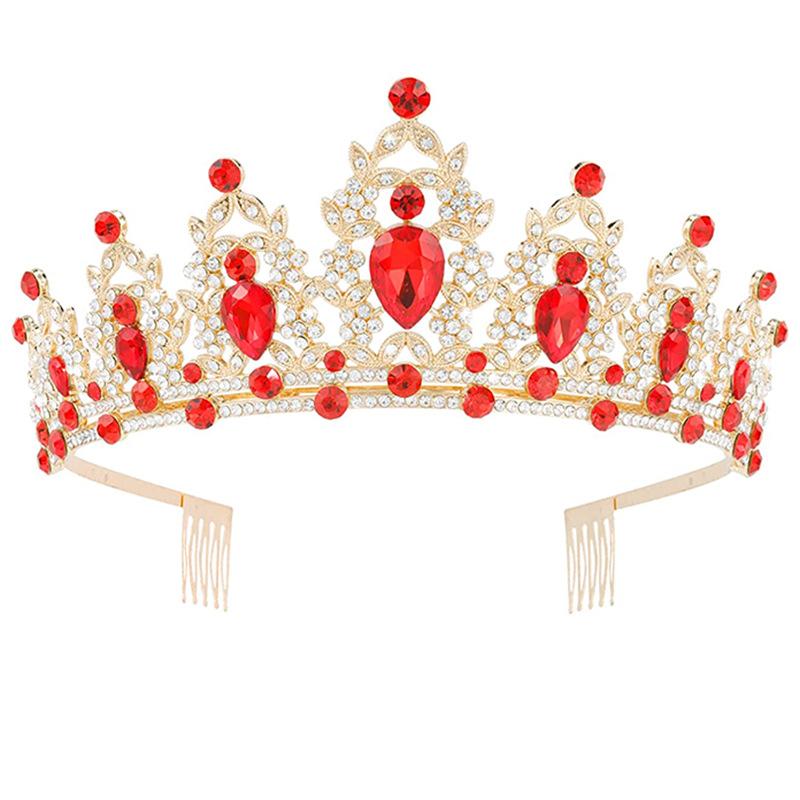 Невеста свадьба подружка невесты гребень корона барокко день рождения свадьба банкет головной убор корона повязка на голову