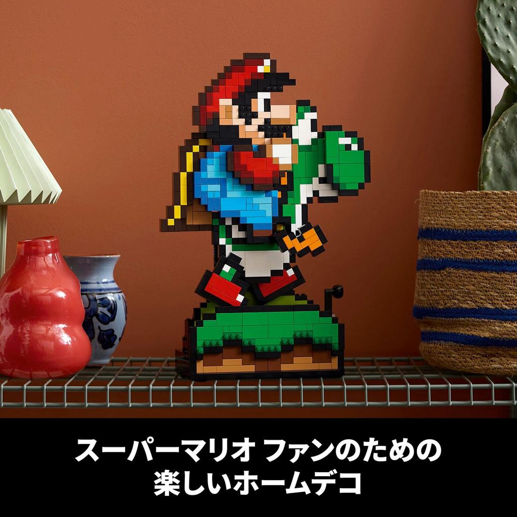 LEGO Super Mario Super Mario Mario и Yoshi Игрушка Подарок на День Рождения Блок Рождество Мужчины Женщины Mario Товары Игра 71438 Мир