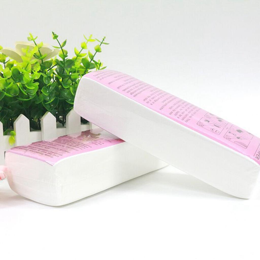 100 шт. нетканые толстые восковые полоски для удаления волос на теле, прочная бумага для депиляции, женский инструмент для красоты кожи