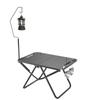 Portable Lightweight Foldable Outdoor Camping Table - Quick-Open Tactical Design, Multifunctional Carbon Steel BBQ Table.