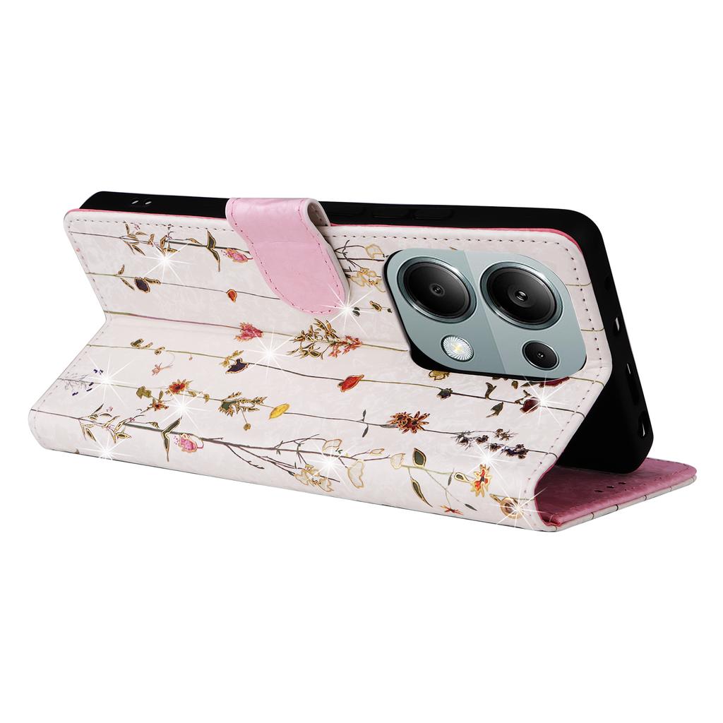 For Xiaomi Redmi Note 13 Pro 4G/Poco M6 Pro 4G Phone Case RFID Blocking Wallet Leather Cover