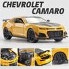 1/24 Chevrolet Camaro Alloy Die Cast Camaro Sports Car Model Toy Vehicle Simulation Sound Light Pull Back Collection Toys for Children Gifts