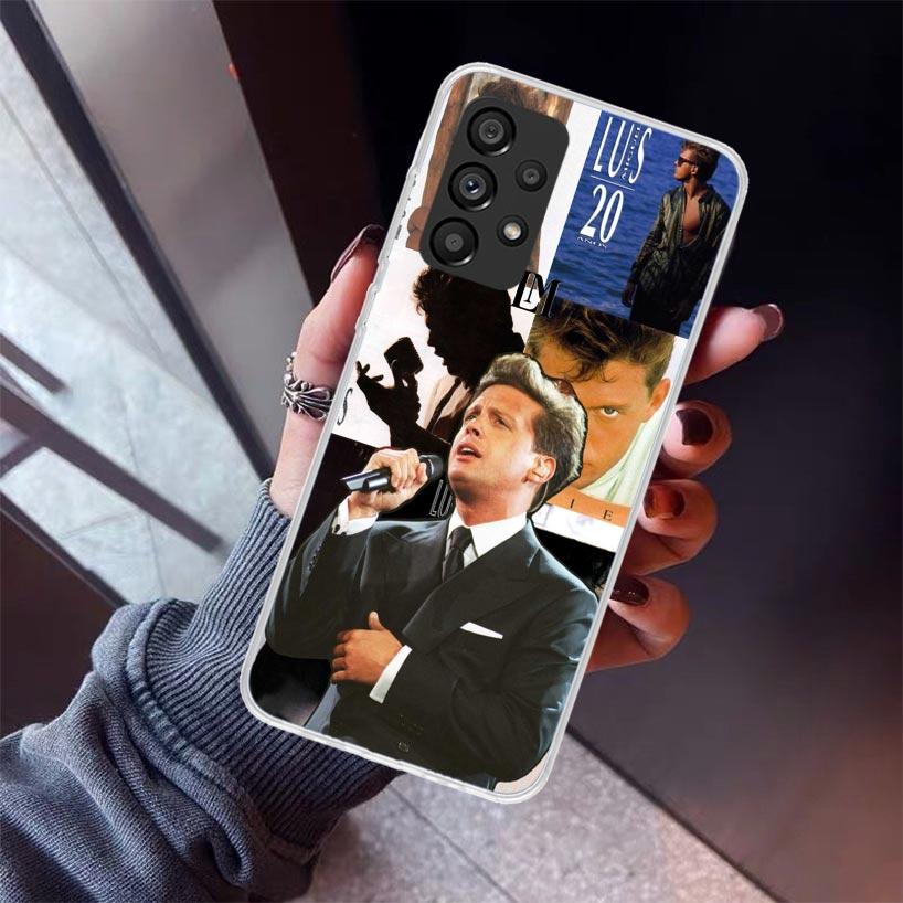 L-Luis M-Miguel Singer Phone Case For Samsung Galaxy A52 A51 A50S A32 A22 A12 A02S A72 A71 A31 A70 A30S Note 20 Ultra 10 Plus S1