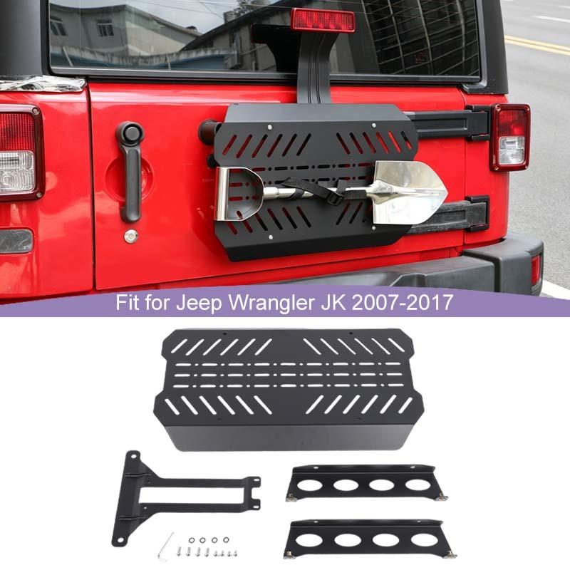 Car Metal Tailgate Expansion Bracket Shelf Fit For Jeep Wrangler JK 2007-2017 Car Exterior Accessories