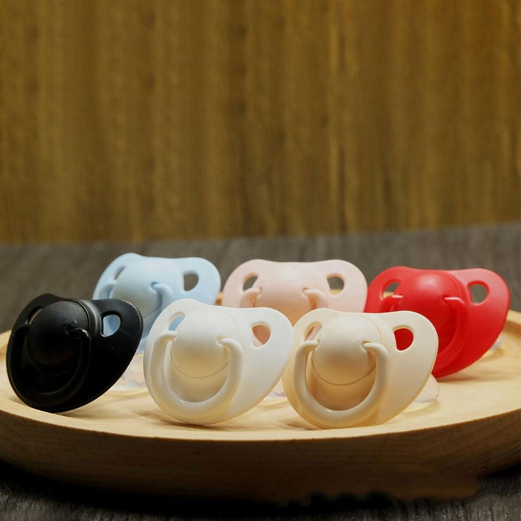 Stress Relief Adult Pacifier Soft Silicone Male Female Soother Pacifier Ergonomic Reduced Snoring for Anxiety Reduction
