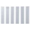 108pcs 58khz AM Security Tags Soft Labels Compatible with 58khz acousto-Magnetic EAS System