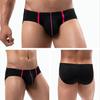 Breathable Nylon Men's Briefs Sleek Comfortable Low Waist Sexy Mesh Design Elastic Perfect Fitting Underwear