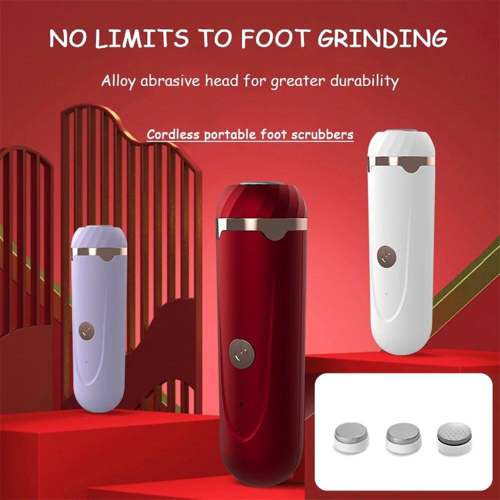 Перезаряжаемый электрический инструмент для удаления мозолей на ногах, профессиональный инструмент для удаления омертвевшей кожи на ногах, сухой кожи, трещин, шлифовальных пилок для ног