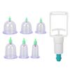 6pcs Chinese Cupping Therapy Cup Set Acupuncture Suction Massage Vacuum Cupping Cans Kit