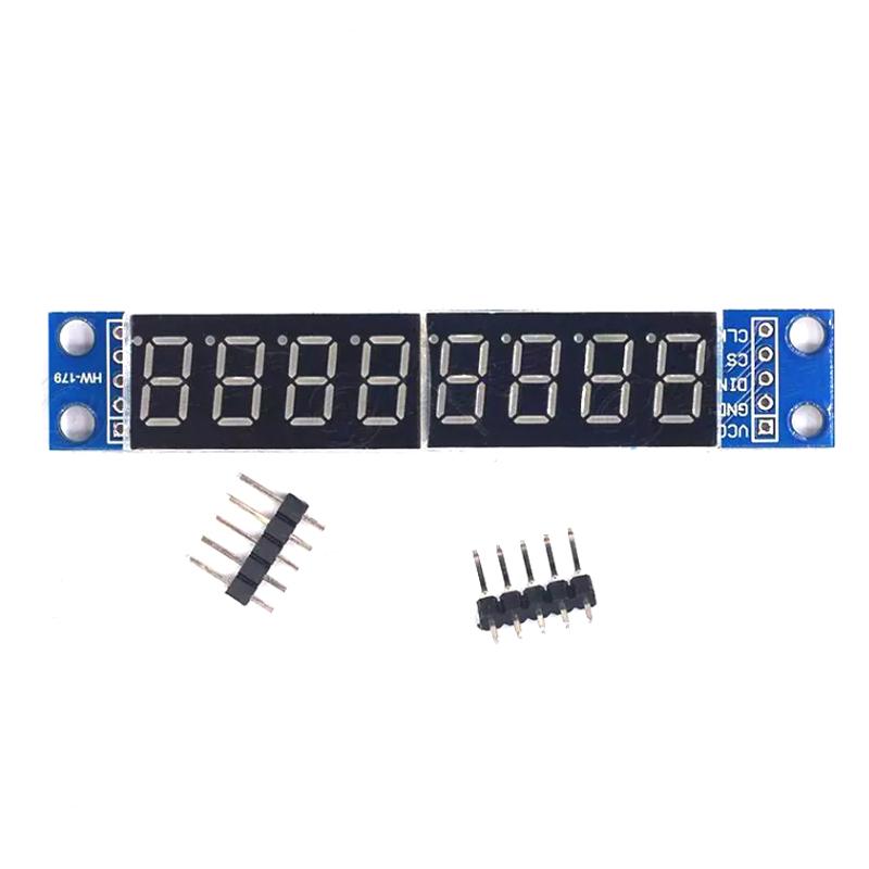 MAX7219 CWG 8-Digit Digital Tube Display Control Module Red Three IO for Arduino