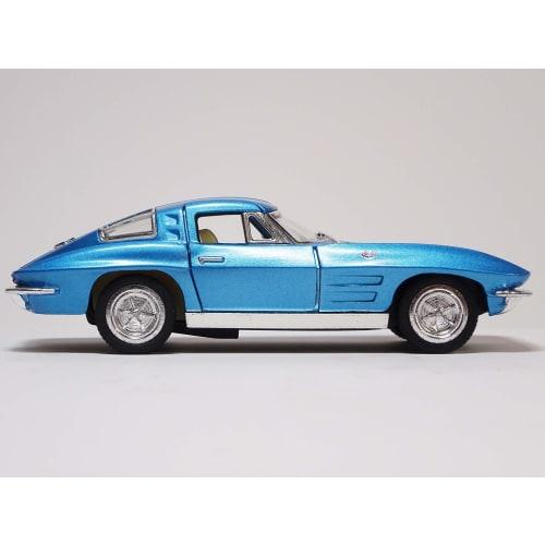Kinsmart Chevrolet Corvette Stingray (1963) Blue 1/36 Scale Diecast Car KT5358