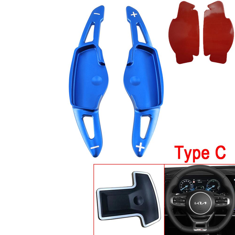 Shifter Paddle For KIA Sportage GT-Line Hybrid 2015 2016 2017 2018 2019 2020 2021 2022 Car Steering Wheel DSG Extension Stickers hbwjx00
