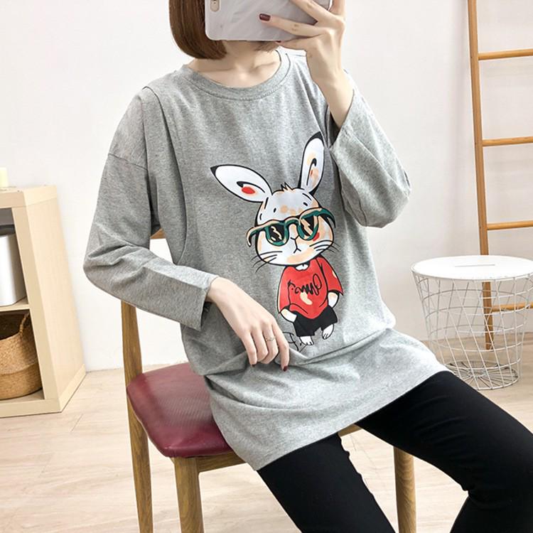 Топ для кормящих с длинным рукавом для беременных - Стильная весенне-осенняя одежда для мам в послеродовой период и кормящих грудью