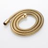Plumbing Hoses Stainless Steel Gold 150cm Tube Shower Hose Flexible Shower Head Replacement Part Bathroom Water Hose