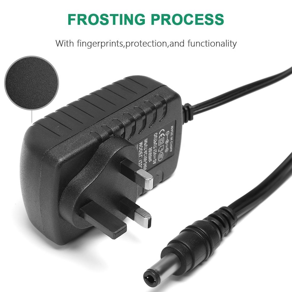 Safety 5V 12V 1A 2A 3A Mains Transformer 100-240V AC/DC Adapter UK Plug Power Supply Charger