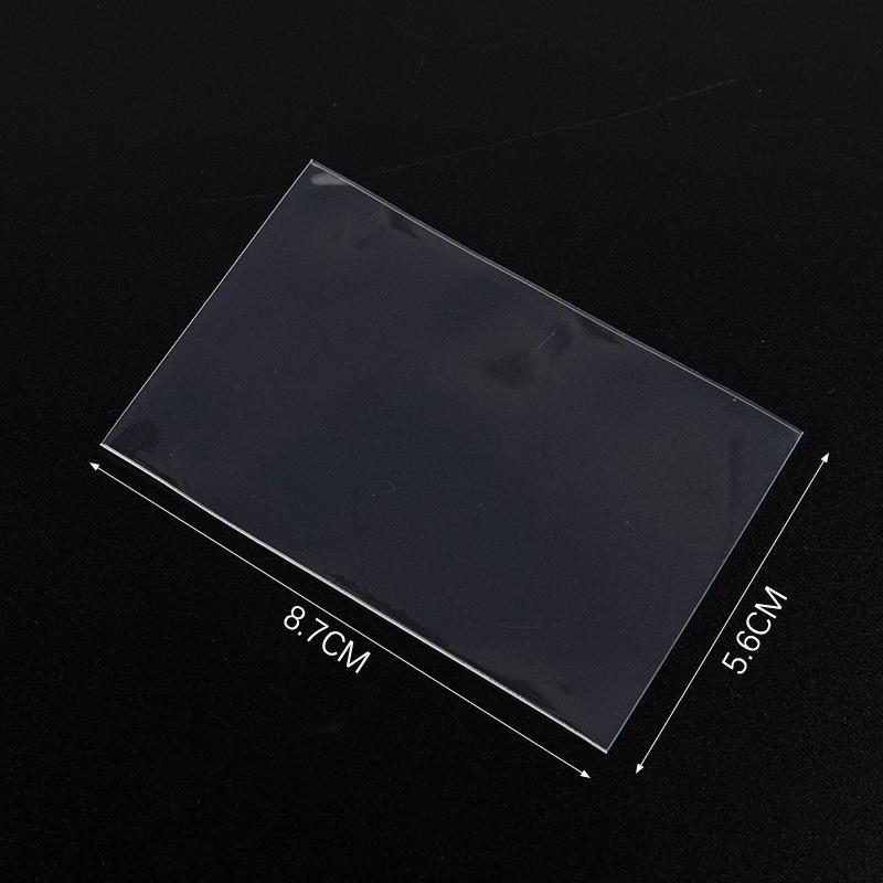 50 Sheets/pack Transprant Card Cover Holder For Board Game ID Cards Holders