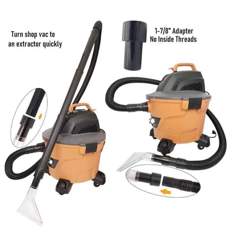 Vacuum Attachment Set Upholstery Nozzle for Various Surfaces Cleaning Compact Design with Enhanced Liquid Absorption