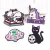 4 Pcs/pack Fusible Embroidery Patch Iron On Patches For Clothing Thermoadhesive Patches For Jackets Jeans Backpack Ironable Sewing Patch