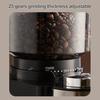 Электрическая кофемолка с жерновами, Plug-Play, управление одним касанием, простая в очистке, автоматическая машина для измельчения кофейных зерен с плоскими жерновами