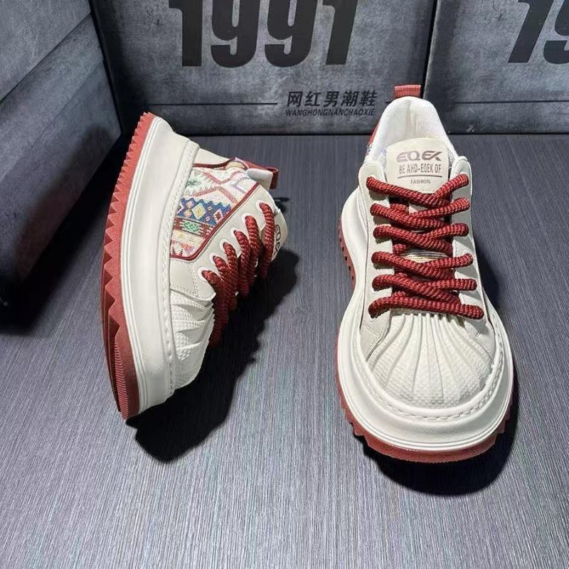 Модная мужская обувь новая повседневная ракушечная голова высокая ценность мужская обувь для увеличения роста универсальная спортивная повседневная обувь