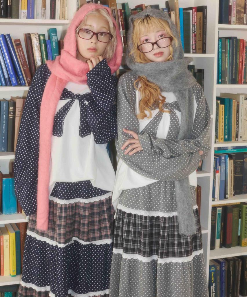 Женская футболка WEGO WC Dot Raglan Patchwork с длинным рукавом, темно-синяя