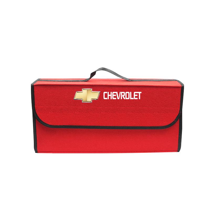 AABHH1 Car Felt Cloth Storage Bag Folding Organizer Box Trunk Tool Case For Chevrolet Sonic Silverado Trax Camaro Captiva Equinox SS