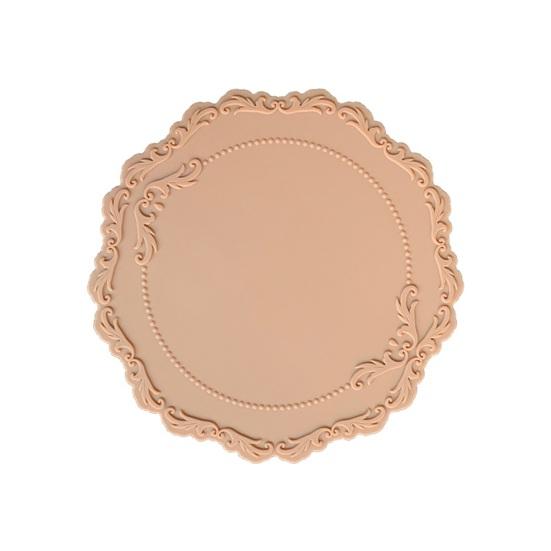 Подстаканник винтажный тисненый цветочный узор дизайн силиконовый многоцелевой коврик для посуды для защиты домашнего декора