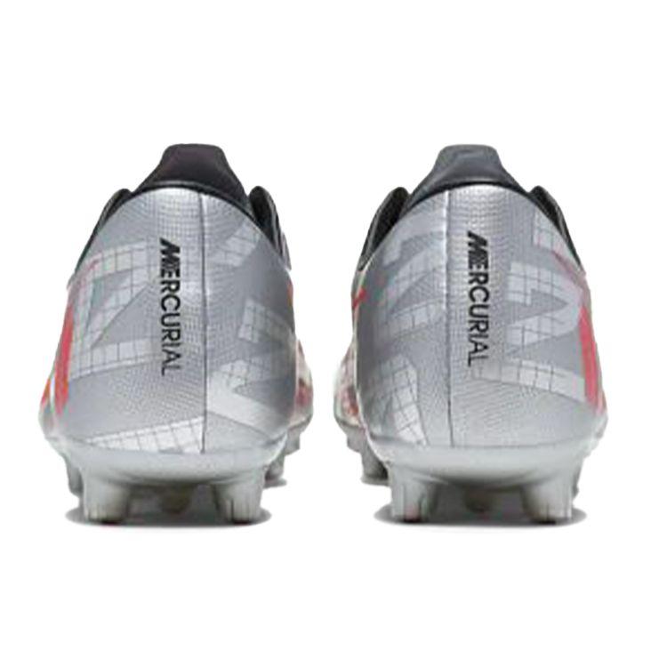 Nike Mercurial Vapor 13 Pro с круглым носком и шнуровкой HG (Резиновые короткие шипы) Нескользящие прочные футбольные бутсы мужские кроссовки серебристо-розовые AT7902-906