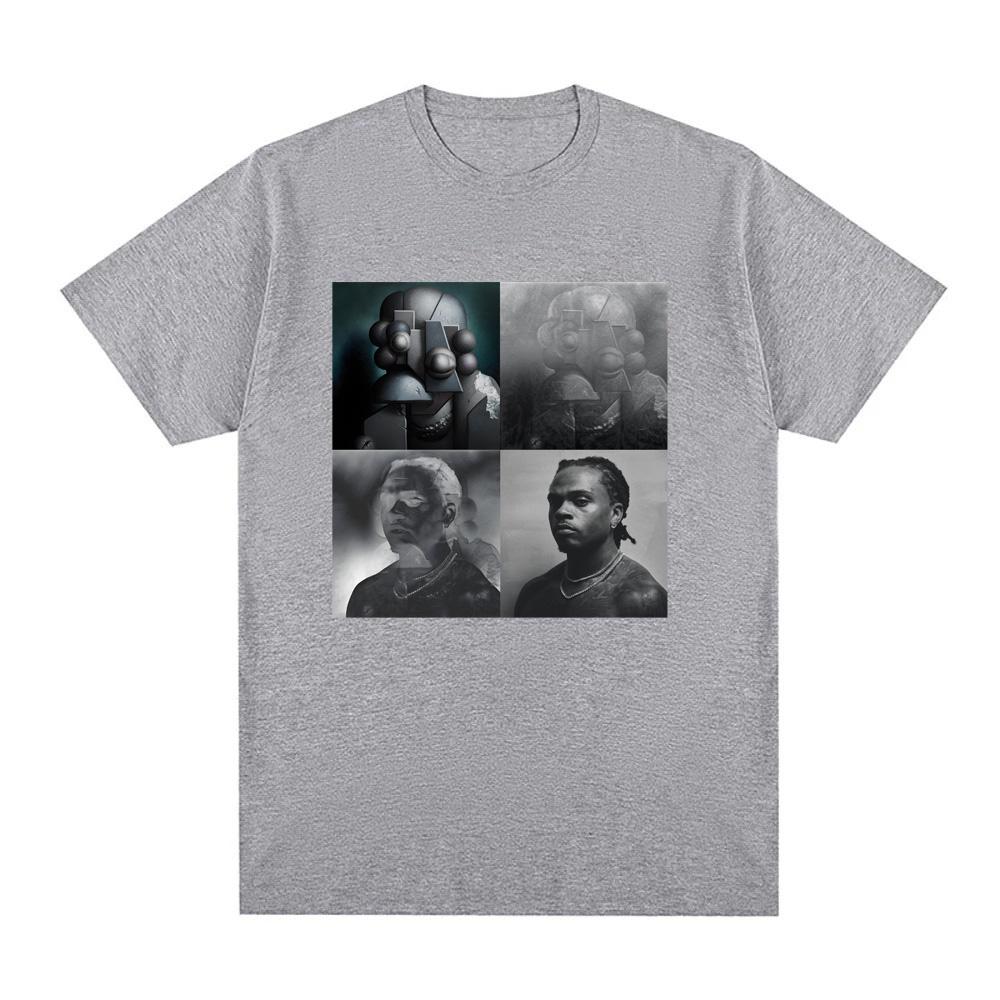 Gunna 2025 Новая футболка Хип-хоп Хлопковая футболка Американский рэпер Панк футболка Ropa Hombre Готическая одежда Футболка с альбомом The Last Wun