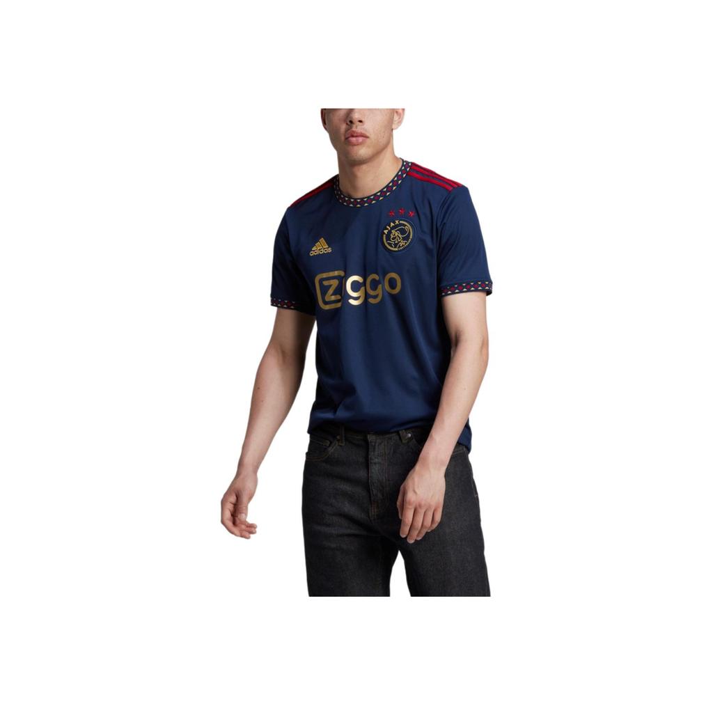 Adidas Выездная футбольная майка Ajax Team, мужская спортивная футболка Fan Edition, темно-синяя H58251