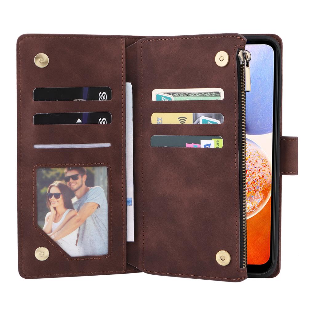 For Samsung Galaxy A25 5G (Global) (161.0 x 76.5 x 8.3mm) Case Stand Leather Wallet Flip Phone Cover