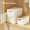 Folding Clothes Organizer Pull Out Underwear Bra Plastic Storage Box Large Capacity Drawer Wardrobe Clothes Storage Organizer