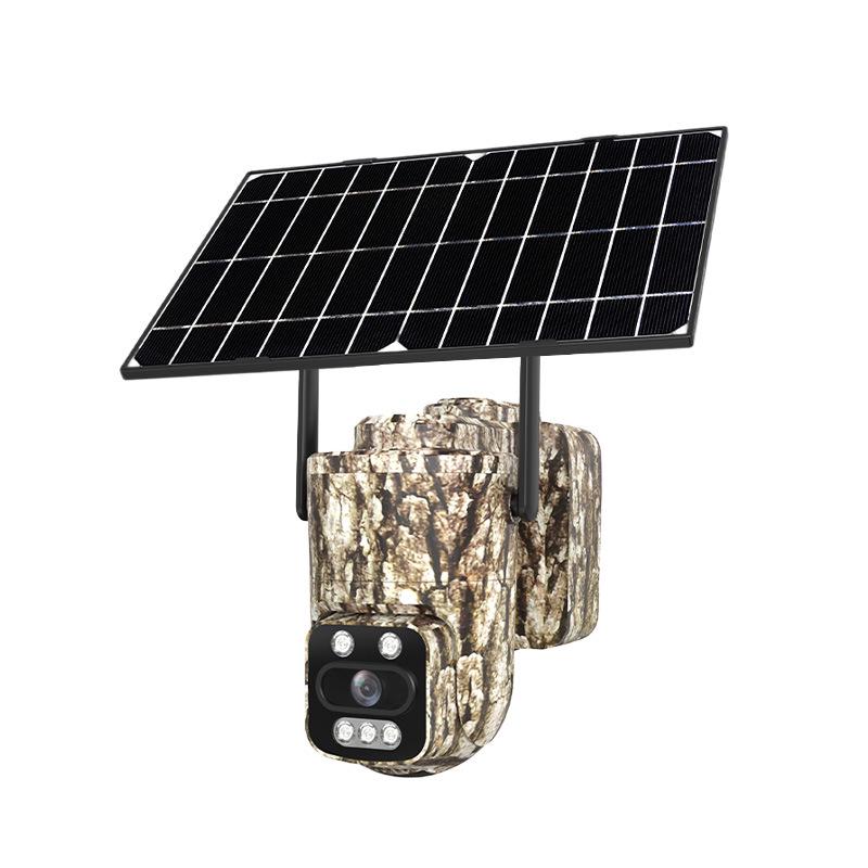 Camouflage Wireless Solar Camera with Remote Mobile Detection & Night Vision