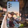 Чехол для телефона Scaramouche Genshin Impact для Samsung S25,S24,S21,S22,S23,S30,Ultra,S20,Plus,Fe,Lite,Note,10,9,5G Черный
