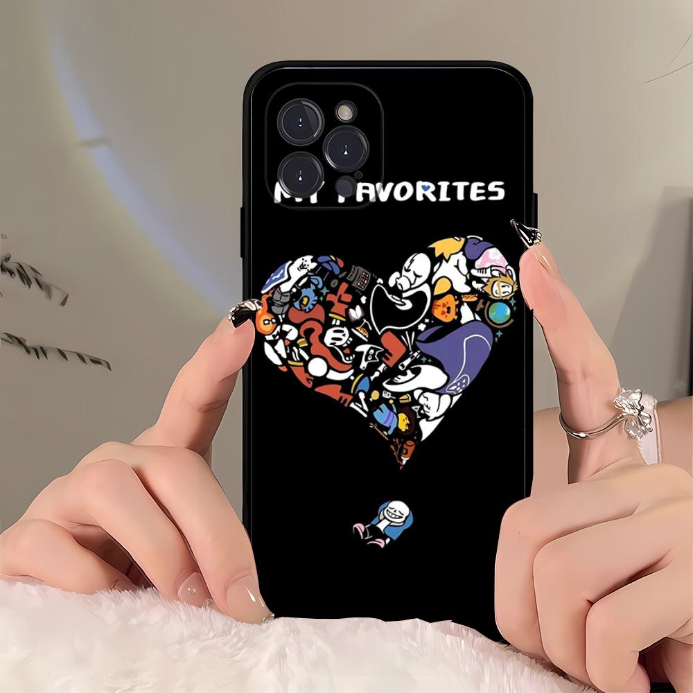 Чехол для телефона U-Undertale для iPhone 16 15 14 11 12 13 Mini Pro XS Max Чехол 6 7 8 Plus X Funda Shell