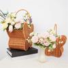 Decorative Butterfly Shaped Basket with Handle Plastic Construction Storage Container For Living Room Bedroom