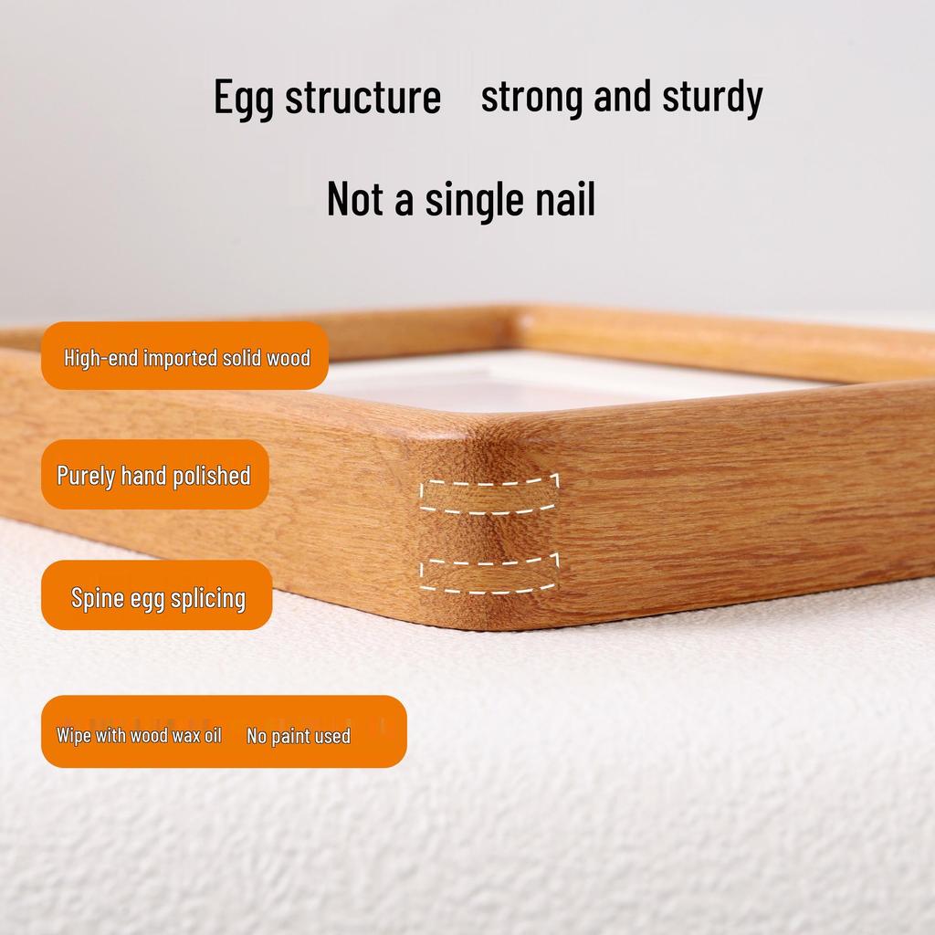 Фоторамка из черного ореха с двойными закругленными углами — персонализированная настольная рамка для фотографий, сделанная своими руками.