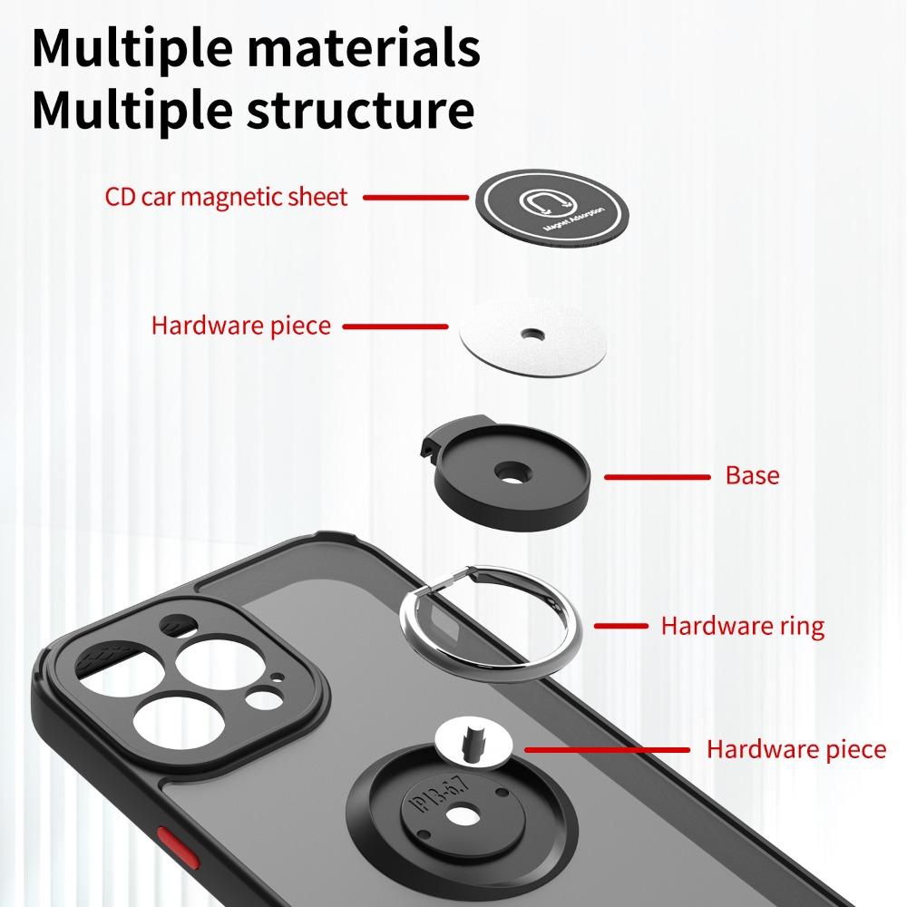 Роскошный защитный чехол для объектива камеры iPhone 15 Pro Max 14 13 12 11 X XS XR XS 7 8 Plus с кольцом-подставкой и держателем, матовая задняя крышка