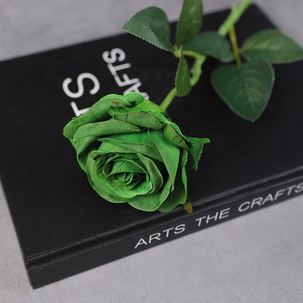 Rainbow Colorful Artificial Roses Flowers Realistic Touch Fake Flowers Mother's Day