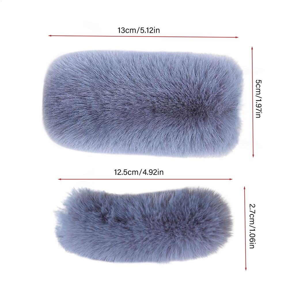 Плюшевая накладка на руль мотоцикла, ветрозащитная накладка на ручку руля для езды на мотоцикле, снегоходе, квадроцикле, зима, лето