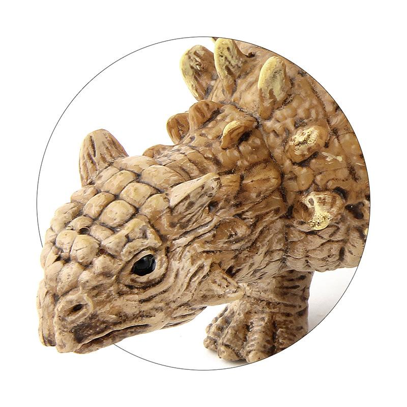 English Detail Map Dinosaur Model Toy Pvc Solid Plastic Nail Dragon Ornament
