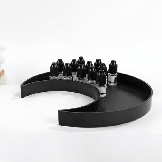 2 шт. Подставка для хранения украшений в виде солнца и луны, многоцелевой деревянный поднос для украшений, декоративная тарелка для безделушек, аккуратный органайзер для стола