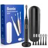 Sonic Electric Toothbrush Rechargeable with 6 Brush Heads and Travel Case 5 Modes Deep Cleaning Dental Cleaner